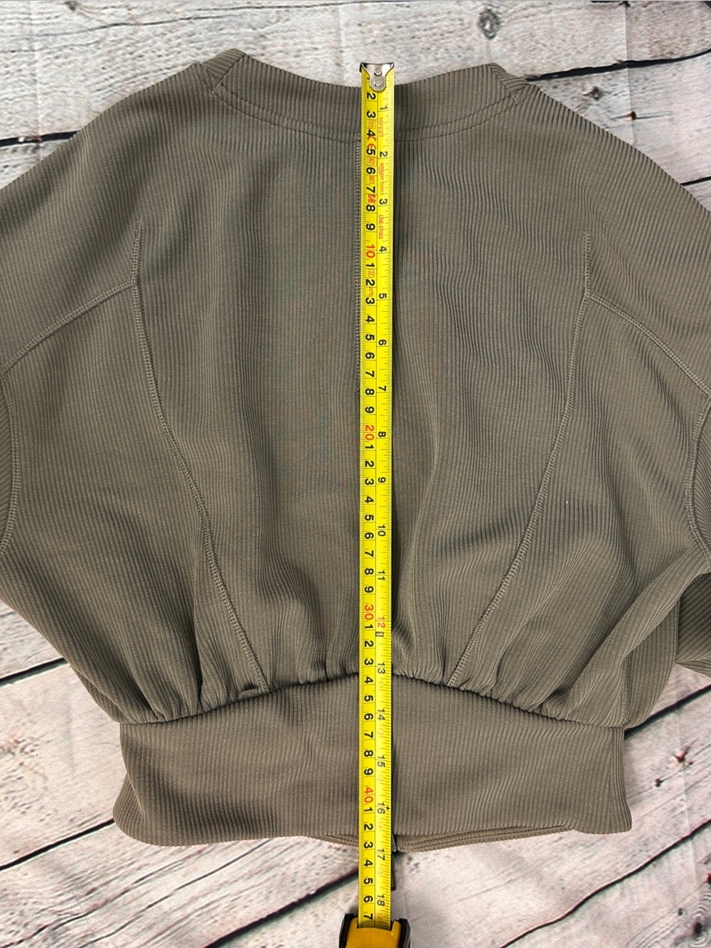 Lululemon Ribbed Softstreme Cropped Jacket size 2 - Picture 6 of 7